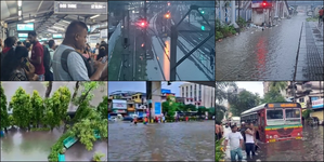 Rain brings Mumbai to the knees, hits flights, trains, traffic, shuts schools and colleges | Rain brings Mumbai to the knees, hits flights, trains, traffic, shuts schools and colleges Rain brings Mumbai to the knees, hits flights, trains, traffic, shuts schools and colleges | Rain brings Mumbai to the knees, hits flights, trains, traffic, shuts schools and colleges