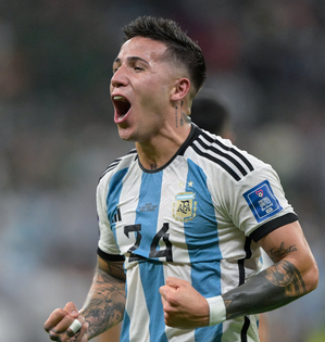 Argentina’s vice-president defends Enzo Fernandez over 'racist chant' row | Argentina’s vice-president defends Enzo Fernandez over 'racist chant' row Argentina’s vice-president defends Enzo Fernandez over 'racist chant' row | Argentina’s vice-president defends Enzo Fernandez over 'racist chant' row