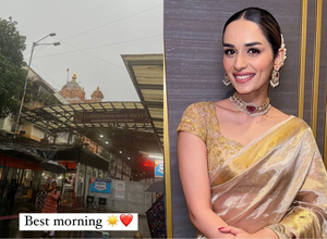 Manushi Chhillar seeks blessings at Siddhivinayak temple; calls it 'best morning' | Manushi Chhillar seeks blessings at Siddhivinayak temple; calls it 'best morning' Manushi Chhillar seeks blessings at Siddhivinayak temple; calls it 'best morning' | Manushi Chhillar seeks blessings at Siddhivinayak temple; calls it 'best morning'