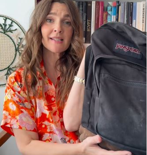 Drew Barrymore reveals what's in her bag as she launches summer travel edition | Drew Barrymore reveals what's in her bag as she launches summer travel edition