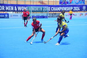 Sub Jr North Zone Hockey: Haryana reach final in men's category | Sub Jr North Zone Hockey: Haryana reach final in men's category Sub Jr North Zone Hockey: Haryana reach final in men's category | Sub Jr North Zone Hockey: Haryana reach final in men's category