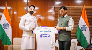 Ayushmann cheers for Indian contingent at Paris Olympics: 'Make Bharat proud' | Ayushmann cheers for Indian contingent at Paris Olympics: 'Make Bharat proud' Ayushmann cheers for Indian contingent at Paris Olympics: 'Make Bharat proud' | Ayushmann cheers for Indian contingent at Paris Olympics: 'Make Bharat proud'