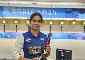 Paris Olympics: 'Grateful that I could win, read a lot of Gita..,' says Manu after bagging a historic medal | Paris Olympics: 'Grateful that I could win, read a lot of Gita..,' says Manu after bagging a historic medal Paris Olympics: 'Grateful that I could win, read a lot of Gita..,' says Manu after bagging a historic medal | Paris Olympics: 'Grateful that I could win, read a lot of Gita..,' says Manu after bagging a historic medal