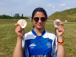 Paris Olympics: ‘Nervous’ Manu Bhaker reveals her thoughts before final shot in bronze win | Paris Olympics: ‘Nervous’ Manu Bhaker reveals her thoughts before final shot in bronze win Paris Olympics: ‘Nervous’ Manu Bhaker reveals her thoughts before final shot in bronze win | Paris Olympics: ‘Nervous’ Manu Bhaker reveals her thoughts before final shot in bronze win