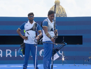 Paris Olympics: Bhakat/Bommadevara lose to South Korea in archery mixed team semis, to play USA for bronze | Paris Olympics: Bhakat/Bommadevara lose to South Korea in archery mixed team semis, to play USA for bronze Paris Olympics: Bhakat/Bommadevara lose to South Korea in archery mixed team semis, to play USA for bronze | Paris Olympics: Bhakat/Bommadevara lose to South Korea in archery mixed team semis, to play USA for bronze
