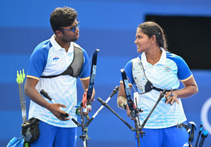 Paris Olympics: Bhakat/Bommadevara lose to USA in archery mixed team bronze match | Paris Olympics: Bhakat/Bommadevara lose to USA in archery mixed team bronze match Paris Olympics: Bhakat/Bommadevara lose to USA in archery mixed team bronze match | Paris Olympics: Bhakat/Bommadevara lose to USA in archery mixed team bronze match
