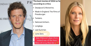 Gwyneth Paltrow celebrates as brother Jake’s film named ‘one of the best films of 2024’ | Gwyneth Paltrow celebrates as brother Jake’s film named ‘one of the best films of 2024’ Gwyneth Paltrow celebrates as brother Jake’s film named ‘one of the best films of 2024’ | Gwyneth Paltrow celebrates as brother Jake’s film named ‘one of the best films of 2024’
