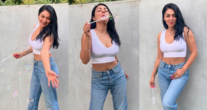 Neeru Bajwa makes a chic statement with classic white top, denims | Neeru Bajwa makes a chic statement with classic white top, denims Neeru Bajwa makes a chic statement with classic white top, denims | Neeru Bajwa makes a chic statement with classic white top, denims