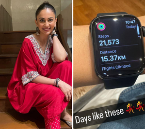 Rakul Preet Singh celebrates as she achieves major fitness milestone | Rakul Preet Singh celebrates as she achieves major fitness milestone Rakul Preet Singh celebrates as she achieves major fitness milestone | Rakul Preet Singh celebrates as she achieves major fitness milestone