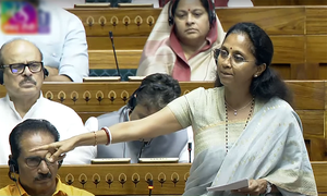 NCP(SP) alleges surveillance on Supriya Sule, demands clarification from Maha Home Dept | NCP(SP) alleges surveillance on Supriya Sule, demands clarification from Maha Home Dept NCP(SP) alleges surveillance on Supriya Sule, demands clarification from Maha Home Dept | NCP(SP) alleges surveillance on Supriya Sule, demands clarification from Maha Home Dept