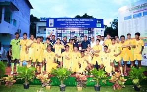 Telangana crowned champions of Junior Boys' National Football Championship | Telangana crowned champions of Junior Boys' National Football Championship Telangana crowned champions of Junior Boys' National Football Championship | Telangana crowned champions of Junior Boys' National Football Championship