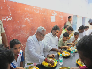 Telangana Deputy CM visits residential school following death of two students | Telangana Deputy CM visits residential school following death of two students Telangana Deputy CM visits residential school following death of two students | Telangana Deputy CM visits residential school following death of two students