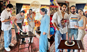 Sara celebrates 'Abba' Saif's birthday with brother Ibrahim, Kareena | Sara celebrates 'Abba' Saif's birthday with brother Ibrahim, Kareena Sara celebrates 'Abba' Saif's birthday with brother Ibrahim, Kareena | Sara celebrates 'Abba' Saif's birthday with brother Ibrahim, Kareena
