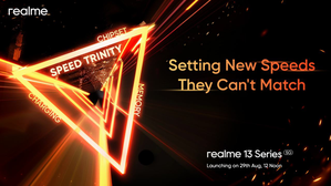 realme 13 Series 5G unveils speed trio for unmatched speed, to launch on Aug 29 | realme 13 Series 5G unveils speed trio for unmatched speed, to launch on Aug 29 realme 13 Series 5G unveils speed trio for unmatched speed, to launch on Aug 29 | realme 13 Series 5G unveils speed trio for unmatched speed, to launch on Aug 29