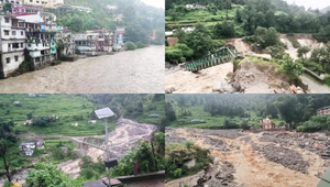 Cloudbursts cause extensive damage in Uttarakhand's Tharali, Chamoli district | Cloudbursts cause extensive damage in Uttarakhand's Tharali, Chamoli district Cloudbursts cause extensive damage in Uttarakhand's Tharali, Chamoli district | Cloudbursts cause extensive damage in Uttarakhand's Tharali, Chamoli district