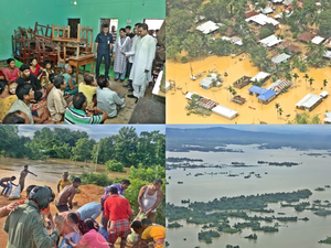 Flood situation slightly improves in Tripura; over 17 lakh hit, properties worth Rs 5K cr damaged | Flood situation slightly improves in Tripura; over 17 lakh hit, properties worth Rs 5K cr damaged Flood situation slightly improves in Tripura; over 17 lakh hit, properties worth Rs 5K cr damaged | Flood situation slightly improves in Tripura; over 17 lakh hit, properties worth Rs 5K cr damaged