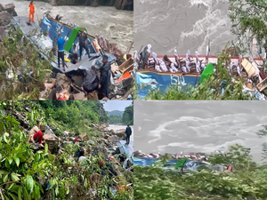 26 tourists from Maharashtra killed as bus plunges into Nepal river gorge | 26 tourists from Maharashtra killed as bus plunges into Nepal river gorge 26 tourists from Maharashtra killed as bus plunges into Nepal river gorge | 26 tourists from Maharashtra killed as bus plunges into Nepal river gorge