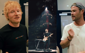Chris Hemsworth surprises audience by playing drums at Ed Sheeran’s Romania concert | Chris Hemsworth surprises audience by playing drums at Ed Sheeran’s Romania concert Chris Hemsworth surprises audience by playing drums at Ed Sheeran’s Romania concert | Chris Hemsworth surprises audience by playing drums at Ed Sheeran’s Romania concert