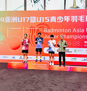 Tanvi Patri crowned U15 champion at Badminton Asia Junior Championships | Tanvi Patri crowned U15 champion at Badminton Asia Junior Championships Tanvi Patri crowned U15 champion at Badminton Asia Junior Championships | Tanvi Patri crowned U15 champion at Badminton Asia Junior Championships