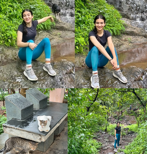 Pratibha Ranta goes on small trek with friends: Missed being surrounded by nature | Pratibha Ranta goes on small trek with friends: Missed being surrounded by nature Pratibha Ranta goes on small trek with friends: Missed being surrounded by nature | Pratibha Ranta goes on small trek with friends: Missed being surrounded by nature