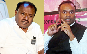 Kumaraswamy attacks Priyank Kharge over KIABD land allotment | Kumaraswamy attacks Priyank Kharge over KIABD land allotment Kumaraswamy attacks Priyank Kharge over KIABD land allotment | Kumaraswamy attacks Priyank Kharge over KIABD land allotment