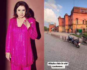 Farah Khan explores the heritage of 'Awadh' in auto rickshaw | Farah Khan explores the heritage of 'Awadh' in auto rickshaw