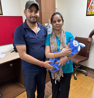 Delhi doctors treat 1.5-month-old baby with a hole in the heart | Delhi doctors treat 1.5-month-old baby with a hole in the heart Delhi doctors treat 1.5-month-old baby with a hole in the heart | Delhi doctors treat 1.5-month-old baby with a hole in the heart