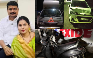 Pune drunk tempo driver mows down MNS leader’s wife | Pune drunk tempo driver mows down MNS leader’s wife Pune drunk tempo driver mows down MNS leader’s wife | Pune drunk tempo driver mows down MNS leader’s wife