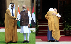 PM Modi holds bilateral talks with Crown Prince of Abu Dhabi | PM Modi holds bilateral talks with Crown Prince of Abu Dhabi PM Modi holds bilateral talks with Crown Prince of Abu Dhabi | PM Modi holds bilateral talks with Crown Prince of Abu Dhabi