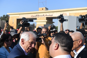 EU's Borrell visits Rafah crossing, urges political solution for Gaza conflict | EU's Borrell visits Rafah crossing, urges political solution for Gaza conflict