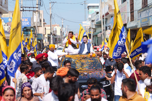 AAP holds key to next govt formation in Haryana, says Raghav Chadha at Pawan Fauji's roadshow | AAP holds key to next govt formation in Haryana, says Raghav Chadha at Pawan Fauji's roadshow AAP holds key to next govt formation in Haryana, says Raghav Chadha at Pawan Fauji's roadshow | AAP holds key to next govt formation in Haryana, says Raghav Chadha at Pawan Fauji's roadshow