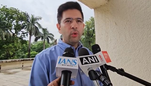Raghav Chadha hails bail to Kejriwal, hints at AAP chief leading party campaign in Haryana | Raghav Chadha hails bail to Kejriwal, hints at AAP chief leading party campaign in Haryana Raghav Chadha hails bail to Kejriwal, hints at AAP chief leading party campaign in Haryana | Raghav Chadha hails bail to Kejriwal, hints at AAP chief leading party campaign in Haryana