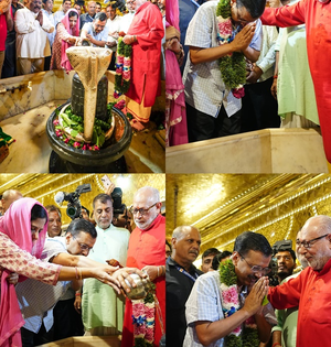 Delhi CM Kejriwal offers prayers at Hanuman Temple | Delhi CM Kejriwal offers prayers at Hanuman Temple Delhi CM Kejriwal offers prayers at Hanuman Temple | Delhi CM Kejriwal offers prayers at Hanuman Temple