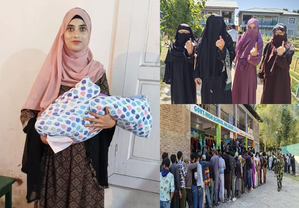 Turnout in J&K elections' first phase crosses 50 per cent, polling incident-free | Turnout in J&K elections' first phase crosses 50 per cent, polling incident-free Turnout in J&K elections' first phase crosses 50 per cent, polling incident-free | Turnout in J&K elections' first phase crosses 50 per cent, polling incident-free