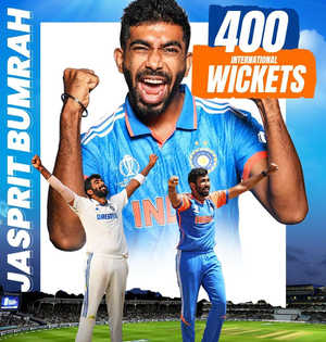 You’ve been a force to reckon with: Jay Shah congratulates Bumrah on scalping 400 international wickets | You’ve been a force to reckon with: Jay Shah congratulates Bumrah on scalping 400 international wickets You’ve been a force to reckon with: Jay Shah congratulates Bumrah on scalping 400 international wickets | You’ve been a force to reckon with: Jay Shah congratulates Bumrah on scalping 400 international wickets