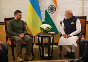 PM Modi meets Zelensky, reiterates India's support for peaceful resolution of Ukraine conflict | PM Modi meets Zelensky, reiterates India's support for peaceful resolution of Ukraine conflict PM Modi meets Zelensky, reiterates India's support for peaceful resolution of Ukraine conflict | PM Modi meets Zelensky, reiterates India's support for peaceful resolution of Ukraine conflict