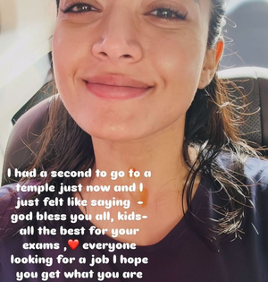 Rashmika had a ‘second to go a temple’, here’s what she wished for | Rashmika had a ‘second to go a temple’, here’s what she wished for Rashmika had a ‘second to go a temple’, here’s what she wished for | Rashmika had a ‘second to go a temple’, here’s what she wished for