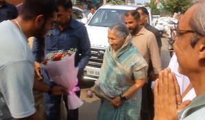 Haryana polls: Independent candidate Savitri Jindal hits campaign trail in stronghold Hisar | Haryana polls: Independent candidate Savitri Jindal hits campaign trail in stronghold Hisar Haryana polls: Independent candidate Savitri Jindal hits campaign trail in stronghold Hisar | Haryana polls: Independent candidate Savitri Jindal hits campaign trail in stronghold Hisar