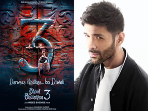 Kartik Aaryan shares new ‘Bhool Bhulaiyaa 3’ poster locking Diwali release | Kartik Aaryan shares new ‘Bhool Bhulaiyaa 3’ poster locking Diwali release Kartik Aaryan shares new ‘Bhool Bhulaiyaa 3’ poster locking Diwali release | Kartik Aaryan shares new ‘Bhool Bhulaiyaa 3’ poster locking Diwali release