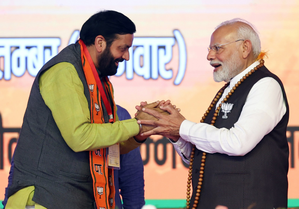 PM Modi congratulates Nayab Singh Saini for Haryana poll victory | PM Modi congratulates Nayab Singh Saini for Haryana poll victory PM Modi congratulates Nayab Singh Saini for Haryana poll victory | PM Modi congratulates Nayab Singh Saini for Haryana poll victory