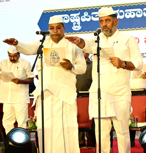 BJP running ‘law versus conspiracy’ battle in country: Siddaramaiah | BJP running ‘law versus conspiracy’ battle in country: Siddaramaiah