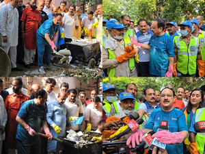 BJP chief concludes 'Sewa Pakhwada', takes part in Swachhata Abhiyan | BJP chief concludes 'Sewa Pakhwada', takes part in Swachhata Abhiyan BJP chief concludes 'Sewa Pakhwada', takes part in Swachhata Abhiyan | BJP chief concludes 'Sewa Pakhwada', takes part in Swachhata Abhiyan
