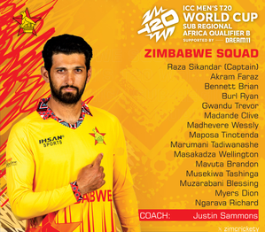 Zimbabwe name two uncapped players in squad for Men's T20 WC regional qualifier | Zimbabwe name two uncapped players in squad for Men's T20 WC regional qualifier Zimbabwe name two uncapped players in squad for Men's T20 WC regional qualifier | Zimbabwe name two uncapped players in squad for Men's T20 WC regional qualifier
