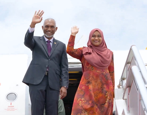 Maldives President Muizzu arrives in India on first state visit | Maldives President Muizzu arrives in India on first state visit Maldives President Muizzu arrives in India on first state visit | Maldives President Muizzu arrives in India on first state visit