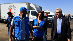 UN refugee agency chief visits Syria-Lebanon border | UN refugee agency chief visits Syria-Lebanon border