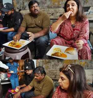 Farah Khan cooks angara chicken with vlogger R Rajesh | Farah Khan cooks angara chicken with vlogger R Rajesh Farah Khan cooks angara chicken with vlogger R Rajesh | Farah Khan cooks angara chicken with vlogger R Rajesh