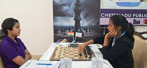 National Women's Chess: Sarayu, Padmini move up with wins, share lead after Round 6 | National Women's Chess: Sarayu, Padmini move up with wins, share lead after Round 6 National Women's Chess: Sarayu, Padmini move up with wins, share lead after Round 6 | National Women's Chess: Sarayu, Padmini move up with wins, share lead after Round 6