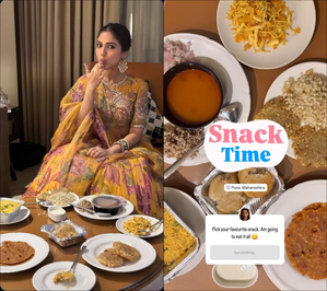 Bhumi Pednekar shares her delicious Navratri snack moments | Bhumi Pednekar shares her delicious Navratri snack moments Bhumi Pednekar shares her delicious Navratri snack moments | Bhumi Pednekar shares her delicious Navratri snack moments