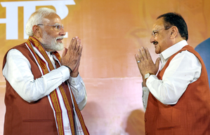 BJP president JP Nadda extends heartfelt birthday wishes to PM Modi | BJP president JP Nadda extends heartfelt birthday wishes to PM Modi
