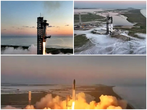 SpaceX aces Starship’s 5th test flight, makes historic catch of Super Heavy booster | SpaceX aces Starship’s 5th test flight, makes historic catch of Super Heavy booster SpaceX aces Starship’s 5th test flight, makes historic catch of Super Heavy booster | SpaceX aces Starship’s 5th test flight, makes historic catch of Super Heavy booster